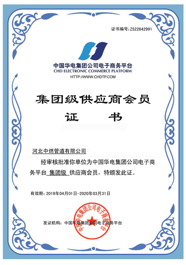 Proveedor de China Huadian Group